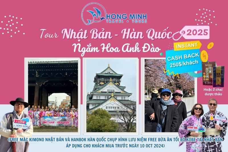 Khung canh dong nguoi tham gia le hoi hanami duoi tan cay hoa dao nhat ban